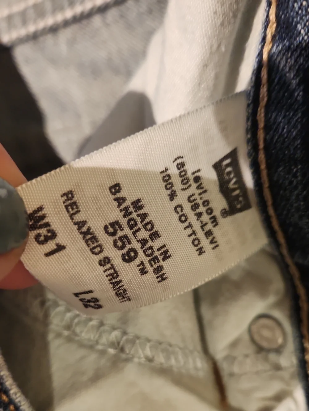 ❤️ LEVIS Y2K 559 RELAXED STRAIGHT JEANS, 31